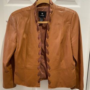 Doncaster Cropped Leather Jacket
